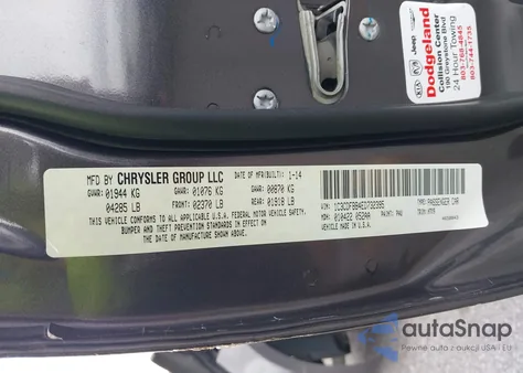 2014 Dodge Dart Sxt из США, поврежденный, VIN 1C3CDFBB4ED732395